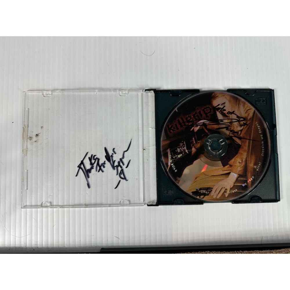 Signed Killgrip CD In A Blink Power To Our End Outcast My Rage Freedom We Forgot